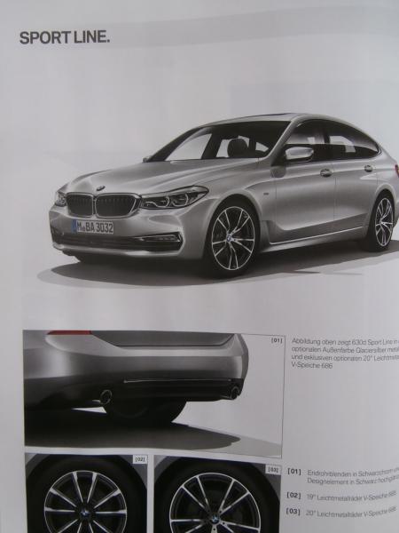BMW 630i 640i +xDrive 630d 640d Gran Turismo G32 Preisliste November 2017