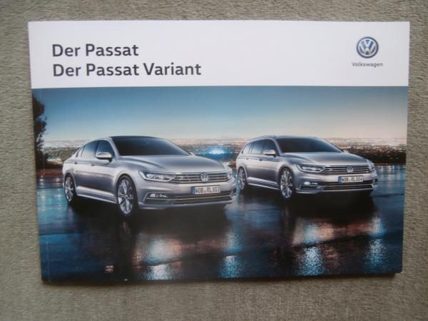 VW Passat +Variant B8 (Typ 3G) Prospekt Facelift Juni 2019 +R-Line +Preisliste