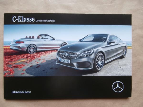 Mercedes Benz C-Klasse Coupé & Cabriolet A205 220d 250d C200 C250 C300 C400 +4Matic,C43 AMG C63 +S Juni 2017