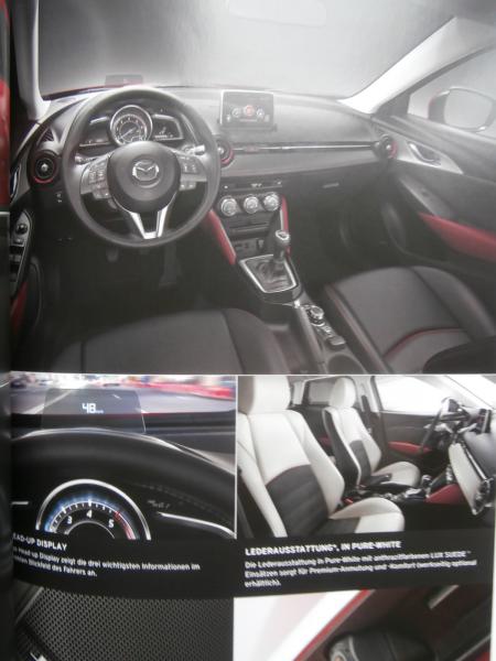Mazda CX-3 +Executive + Sports Line Prospekt Mai 2016 +Preisliste NEU