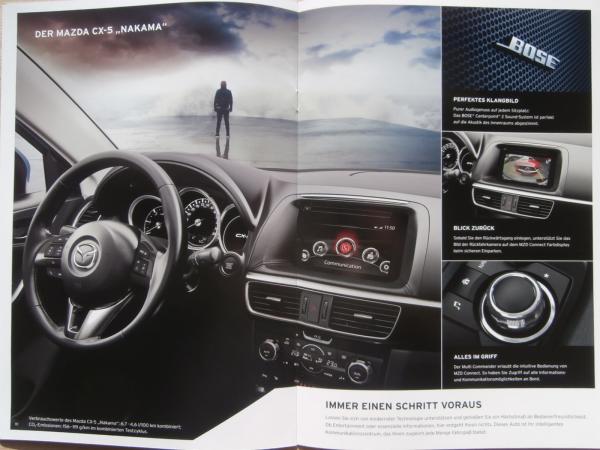Mazda CX-5 Nakama +Intense Juni 2016 +Preisliste