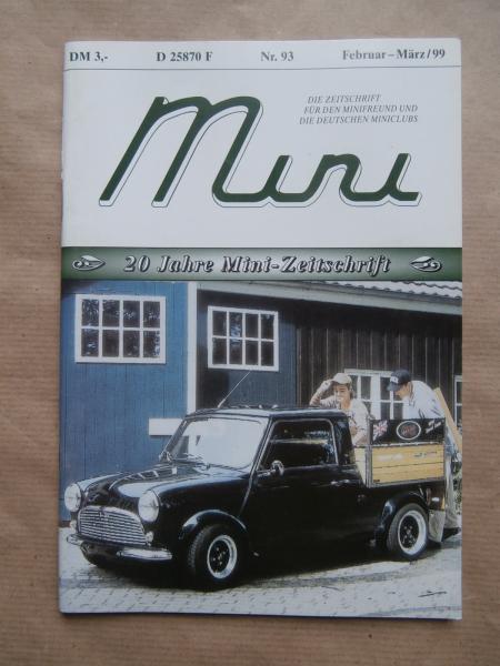 Mini Die Zeitschrift für den Minifreund & die deutschen Miniclubs Nr.93