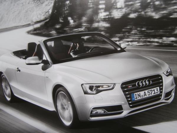 Audi A5 S5 Cabriolet Prospekt April 2016 NEU