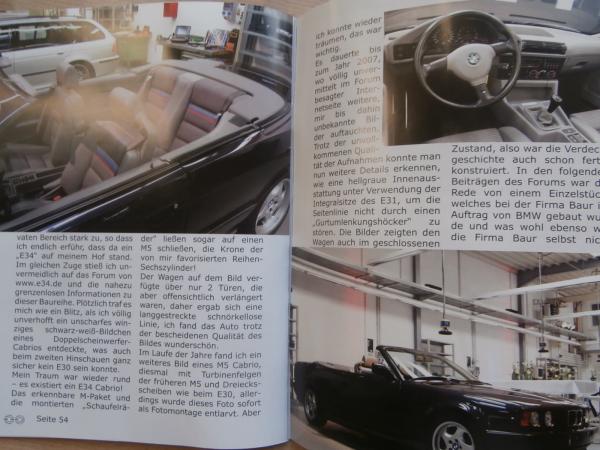 Der Doppelscheinwerfer Clubnachrichten Ausgabe 49,E34 Cabrio,Zanardi,Zinoro E1,Ercole Spada,