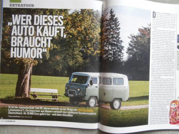 Auto Bild 48/2018 Range Rover Evoque,Audi Q3 35TFSi vs. BMW X1 sDrive18i vs. Volvo XC40 T3,Lexus GS300, 728i E38,