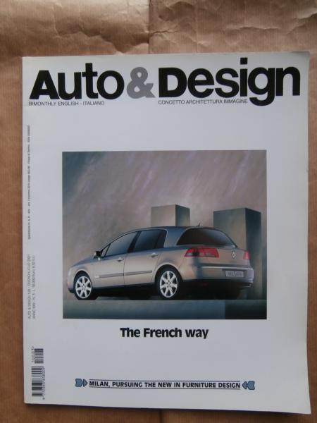 Auto & Design 2001 Renault Vel Satis,Ghia,Dodge Viper,Mini R50