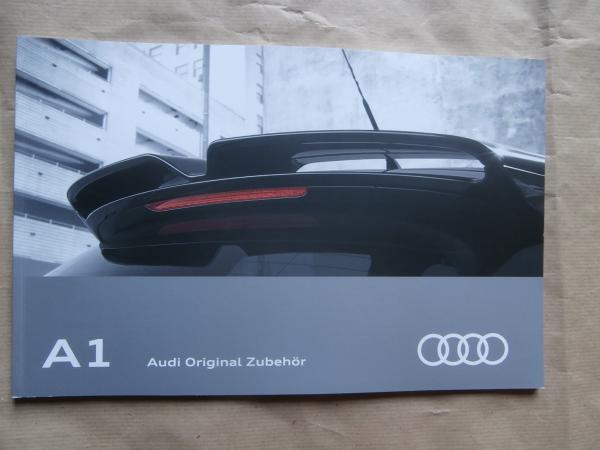 Original Audi A1 Zubehör Prospekt als Printausgabe im Juni 2016