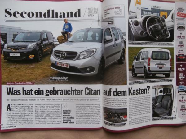 Auto Bild 6/2018 BMW X3,X2 xDrie20d F39, A7 sportback 55 TFSI,Mégane R.S., A-Klasse,X3 vs. Stelvio vs. Q5 vs.GLC vs. XC60,