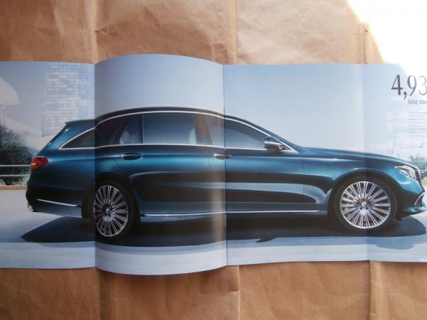 Mercedes Benz E-Klasse T-Modell BR213 Masterpiece of Intelligence Sonderprospekt 9/2016 NEU