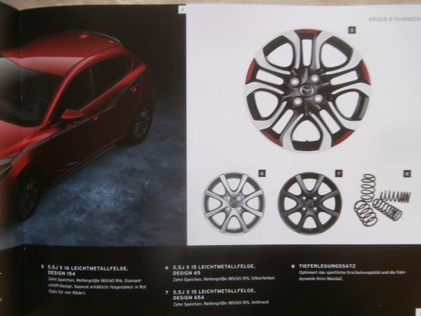 Printausgabe Mazda 2 Zubehör Katalog im Februar 2018 : Autoliteratur Höpel