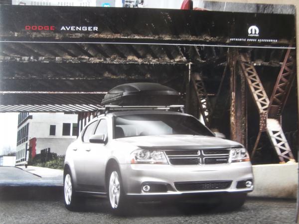 Dodge Avenger 2011 +Mopar Zubehör Katalog Brochure USA