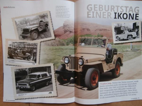 amz autohelden Fahrzeug Service Zubehör Nr.3 9/2016 75 Jahre Jeep,Alec Völkel,Lina van de Mars Kolumne