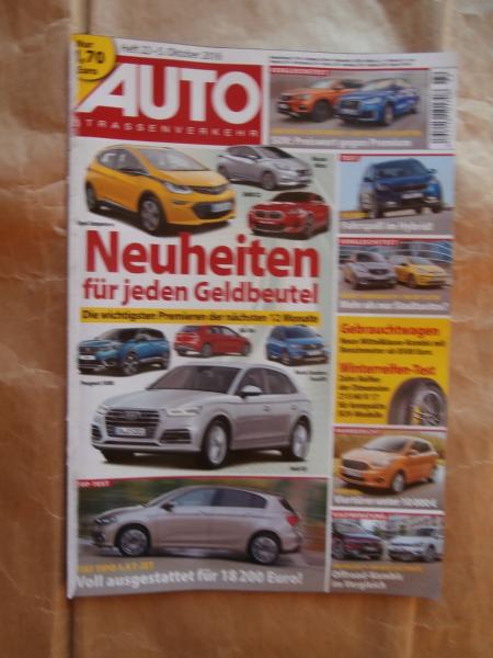 Auto Strassenverkehr 22/2016 Smart Forfour 0.9 vs. Up 1.0TSI, Kia Niro, Ateca 2.0TDi vs. Q2 2.0TDI quattro,Ka+,