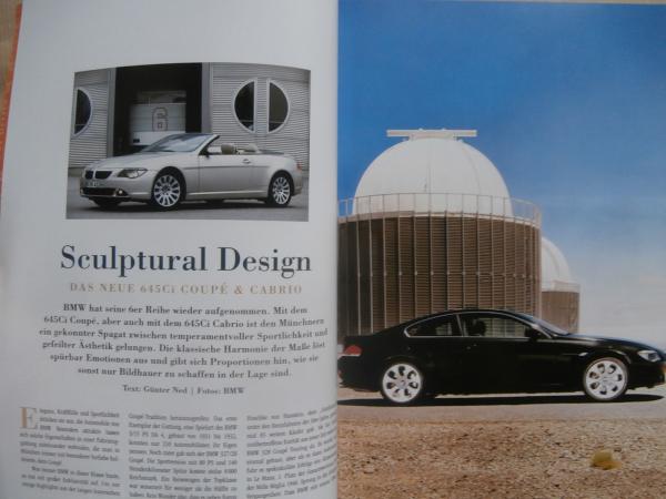 High Life Nr.5 Sommer 2004 Bentley Mulliner +Arnage, +Continental GT, BMW 6er Coupé & Cabrio E63 E64 645Ci
