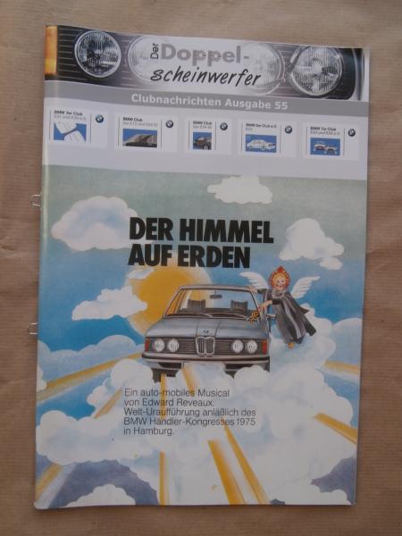 Der Doppelscheinwerfer Clubnachrichten Ausgabe 55 40 Jahre BMW 3er Reihe,