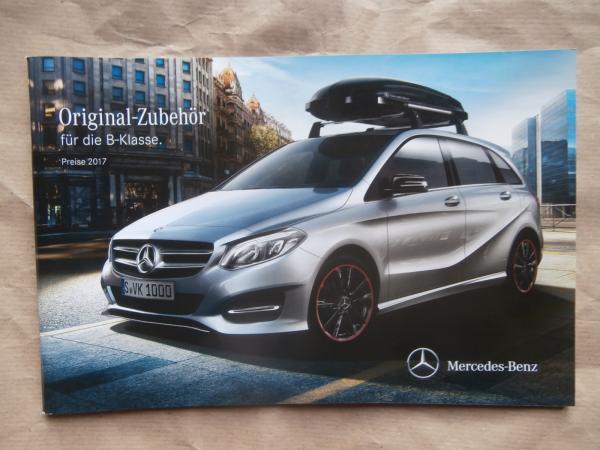 Mercedes Benz B-Klasse Original Zubehör BR246 Januar 2017