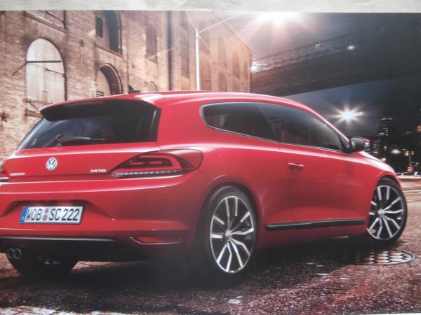 VW Scirocco +R-Line Katalog Oktober 2016 NEU