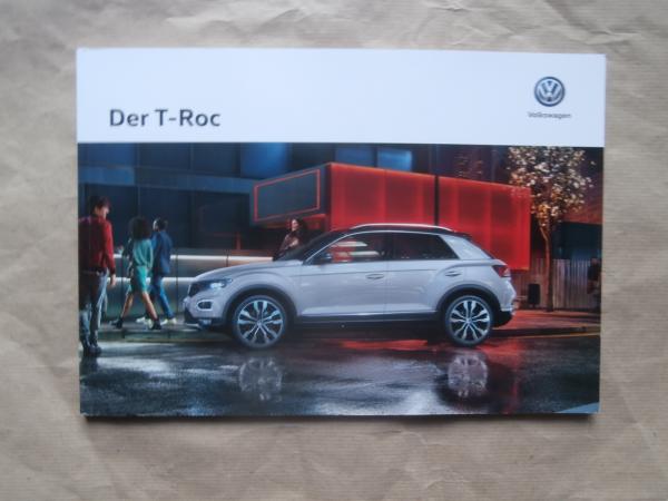 VW T-Roc (Typ A1) Sport Style +R-Line Katalog Juli 2018