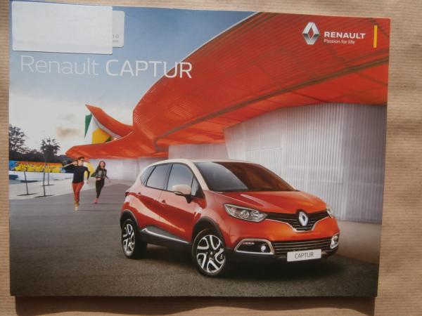 Renault Original Captur Prospekt 2016 : Autoliteratur Höpel