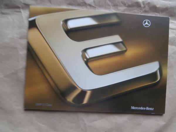 Mercedes Benz E-Class 2009 Sedan and Wagon E350 E320 BlueTEC E550 +E63 AMG W211 USA Carbrochure