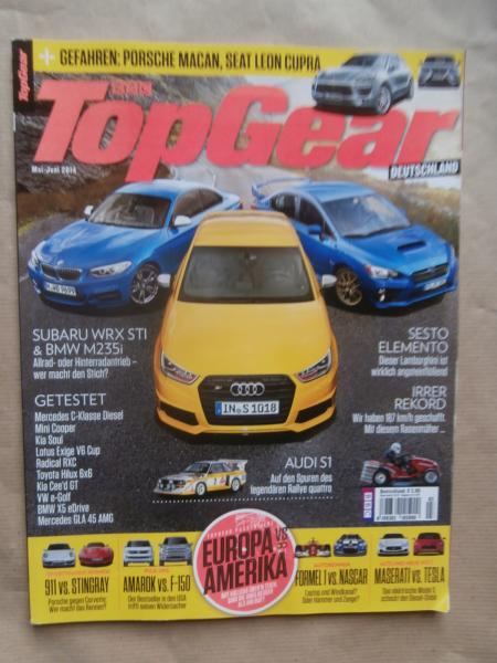Top Gear 5-6/2014 Subaru WRX STi vs.BMW M235i,BMW Z18, Ferrari F355,Mini Cooper F56,Lotus Exige V6 Cup,Radical RXC