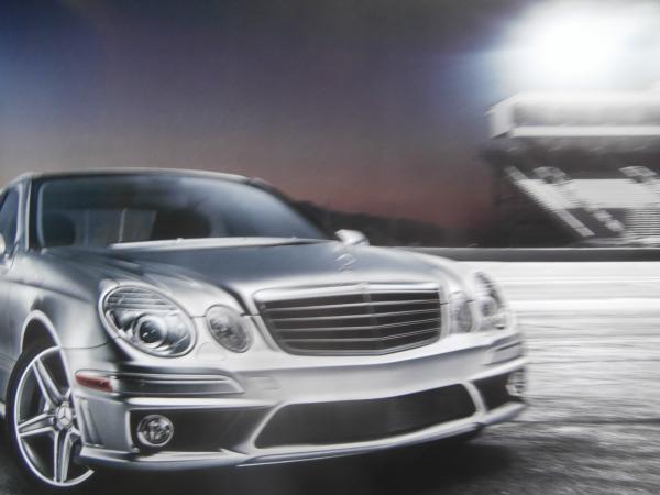 Mercedes Benz E-Class 2009 Sedan and Wagon E350 E320 BlueTEC E550 +E63 AMG W211 USA Carbrochure