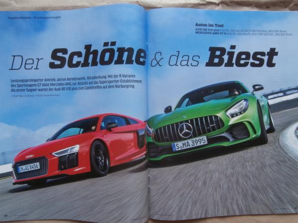 Auto Zeitung 9/2017 AMG GT C Roadster, GTC4 Lusso T, e-Golf, GTE,Golf R, Picanto,CX-5,Swift,i20,Ibiza,