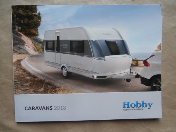 Hobby Caravans 2018 Ontour De Luxe +Edition Excellent Prospekt +Preisliste Technik NEU