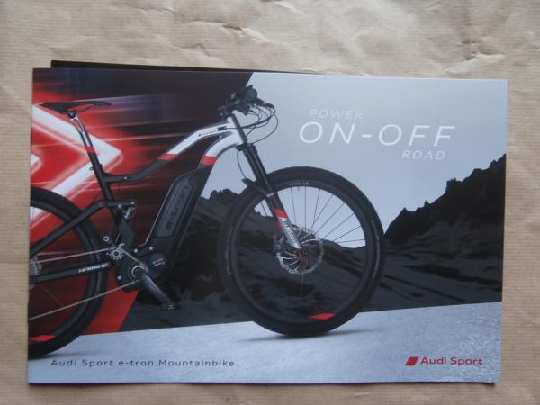 Audi Sport e-tron Mountainbike Prospekt März 2017
