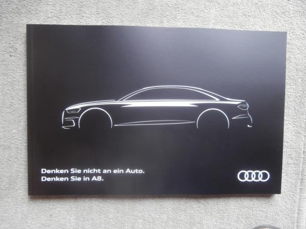 Audi A8 (Typ 4N) 55TFSI quattro 50TDI quattro Prospekt Dezember 2017