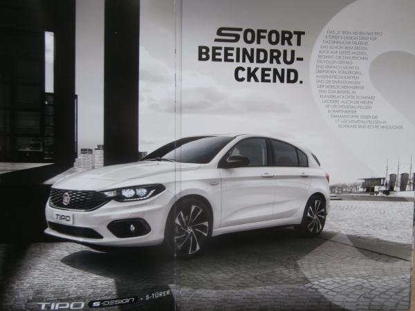 Fiat Tipo (Typ 356) S-Design 5-türer +Kombi Prospekt Oktober 2017