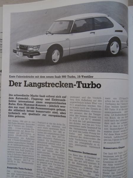 auto exklusiv 9/1984 Cobra, Ghia 450SS, BMW 502,Ford 1934,Emil Frei,Saab 900 Turbo,