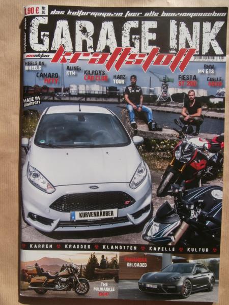 Garage Ink kraftstoff 5/2016 M4 GTS, Fiest ST,Porsche Panamera, Camaro Fifty