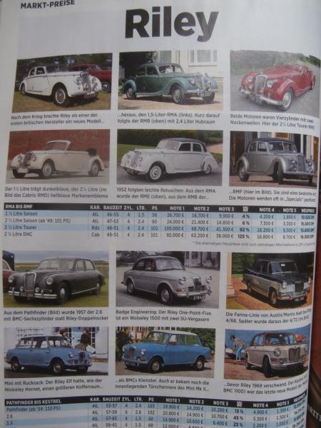 Oldtimer Markt Preise 2016 Klassische Autos von 1920-1990, 164 Marken, Exoten,BMW 1600-2,Daf,Mazda,Matra,