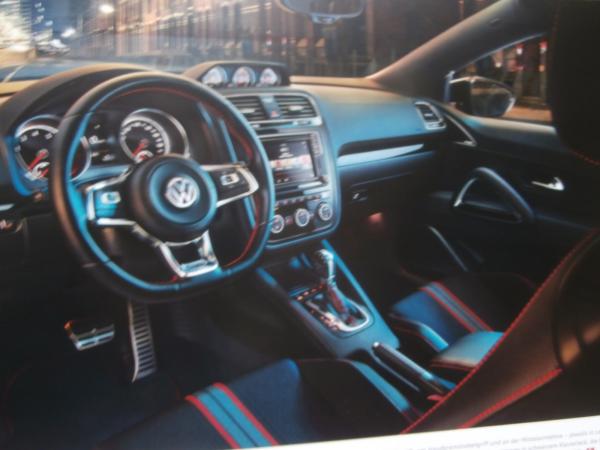 VW Scirocco GTS Prospekt Mai 2016 +Preisliste NEU