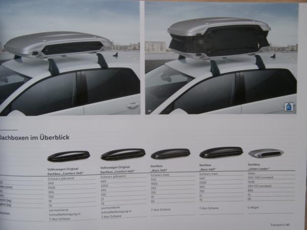 VW PKW Zubehör Gesamtkatalog alle Modelle November 2016 NEU