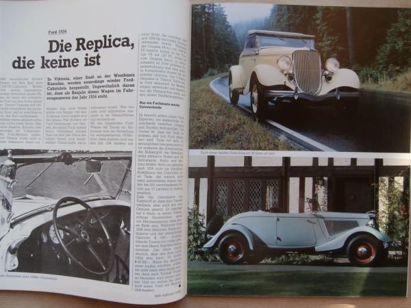 auto exklusiv 9/1984 Cobra, Ghia 450SS, BMW 502,Ford 1934,Emil Frei,Saab 900 Turbo,