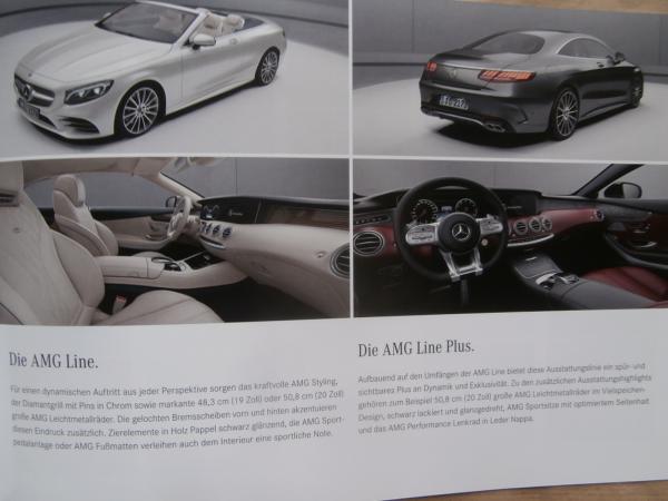 Mercedes Benz S-Klasse Coupé & Cabrio BR217 S450 S560 +4Matic S63 S65 AMG Oktober 2017