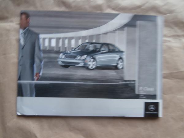 Mercedes Benz E-Class 2005 E320 +CDI E500 E55 AMG USA Carbrochure +T-Modell +designo