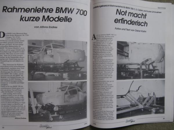 Isetta Journal 1/1993 Mitglieder Zeitschrift Techno Classica,