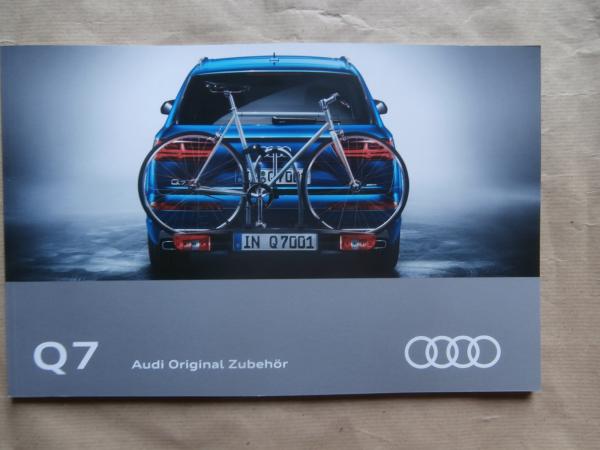 Audi Q7 Typ 4M Original Zubehör Prospekt Juni 2016