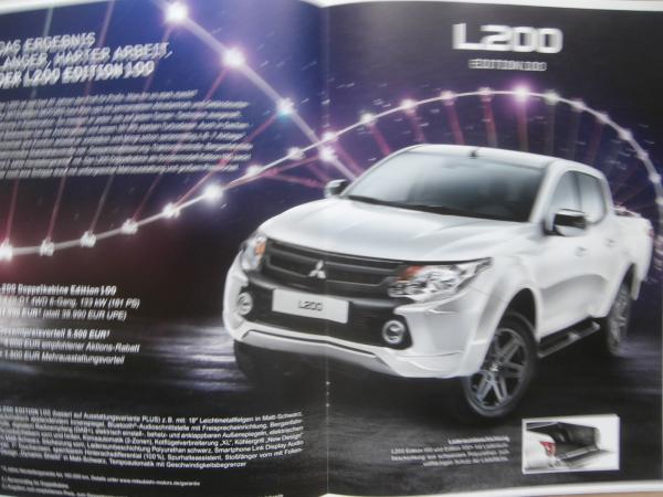 Mitsubishi L200 Edition 100 Prospekt Februar 2017