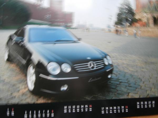 Lorinser Mercedes Benz Kalender 2003 W211 BR215 BR231 W220 W163 W203 W209