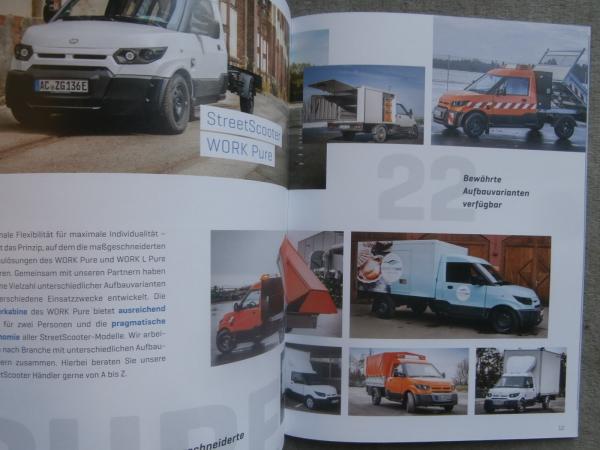 Streetscooter Work XL Box Pickup Pure Prospekt Dezember 2018
