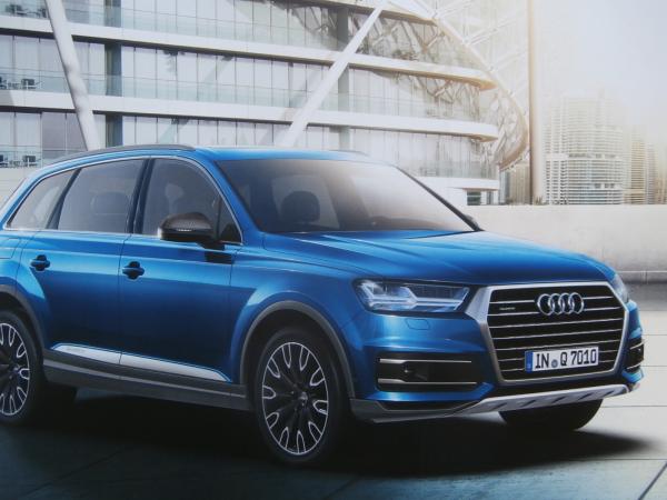 Audi Q7 Typ 4M Original Zubehör Prospekt Juni 2016