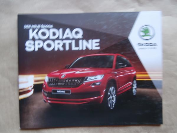 Printausgabe Skoda Kodiaq Sportline Katalog im November 2017 : Autoliteratur  Höpel