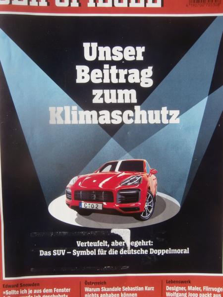 Der Spiegel Nr.38/2019 Unser Beitrag zum Klimaschutz Das SUV