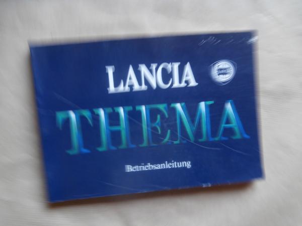 Lancia Thema Betriebsanleitung 1987