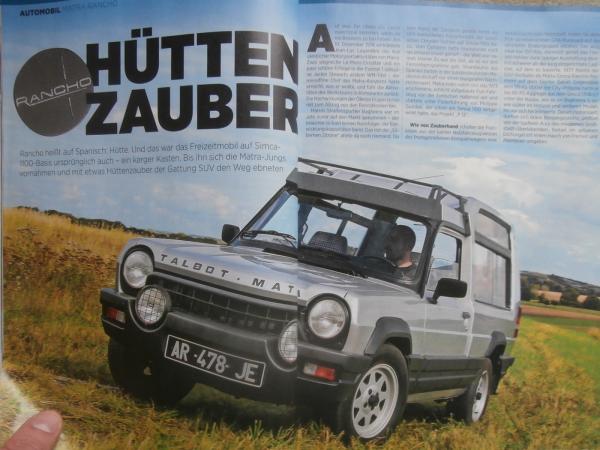 Oldtimer Markt 8/2018 Matra Ranco, Opel Kadett D,Austin-Healey 100,Triumph R2,Alfa Romeo 2600 Spider,