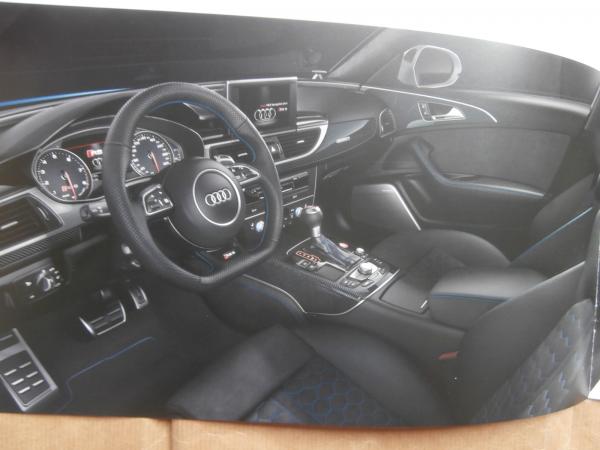 Audi RS6 Avant performance (Typ 4G) Mappe Oktober 2015 NEU